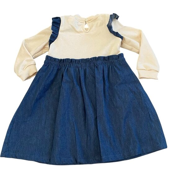 Studio Ghibli My Neighbor Totoro Embroidered Toddler Sweater Dress 3T New - Picture 4 of 9